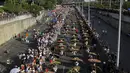 Festival yang dikenal dengan nama Silleteros Parade ini telah dilangsungkan sejak 1957. (AFP/Fredy Builes)