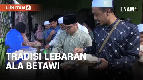 VIDEO: Tradisi Lebaran ala Betawi, Warga Gelar Halal Bihalal Selama 7 Hari