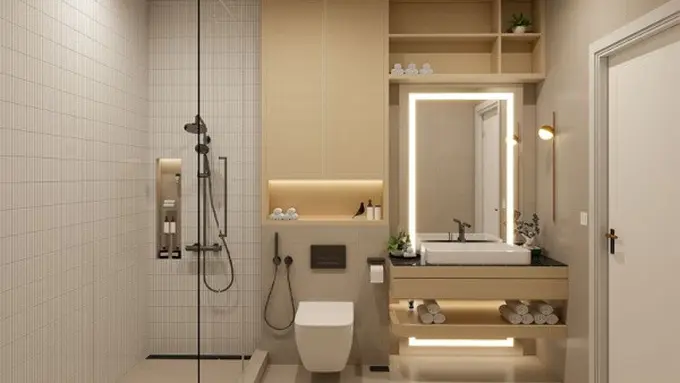 Ilustrasi Desain Kamar Mandi (Photo by Billy Jo Catbagan on Unsplash)