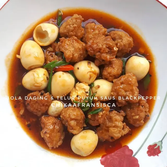 ilustrasi resep bola daging/cookpad