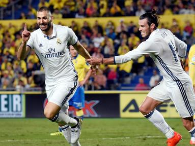 Real Madrid ditahan Las Palmas, 2-2, dalam lanjutan La Liga di Gran Canaria, Las Palmas, Minggu (25/9/2016) dini hari WIB. (AFP/Desiree Martin)