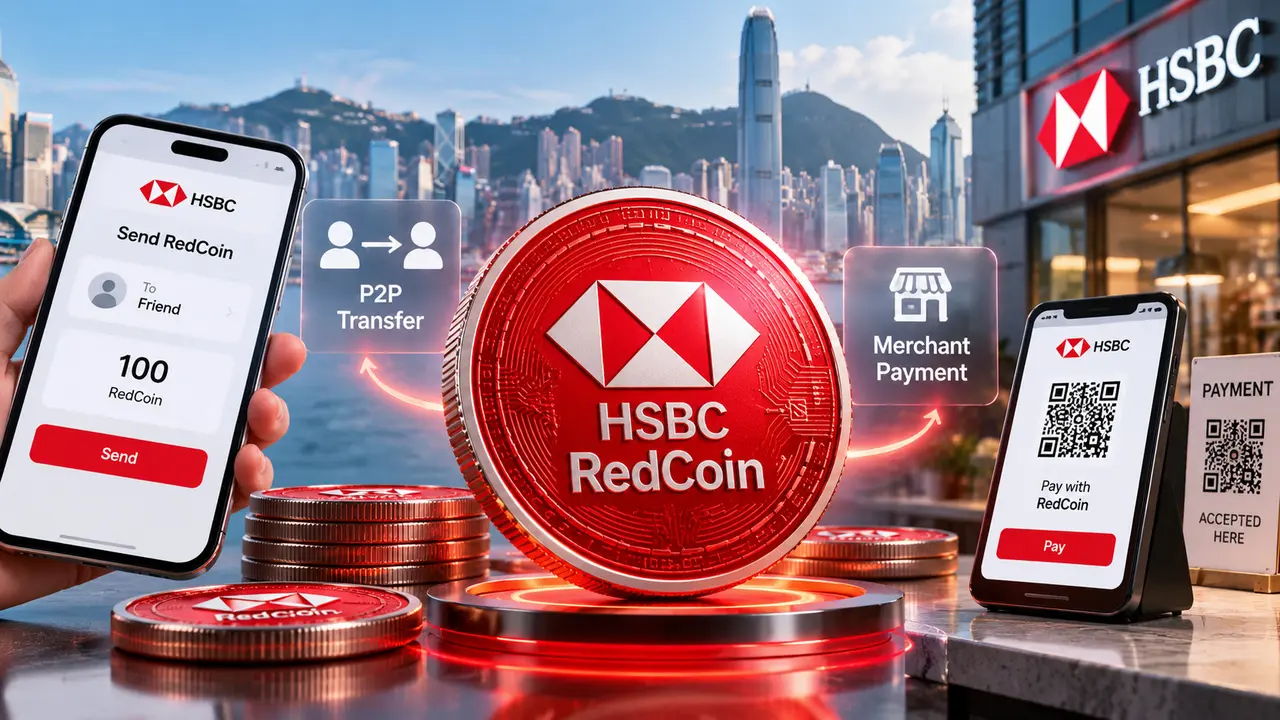 Stablecoin HSBC RedCoin. (ilustrasi by AI)