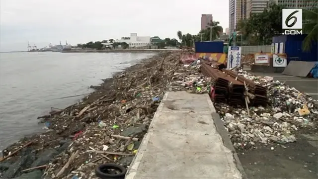 VIDEO: Warga Manila Berbenah Setelah Didatangi Topan Mangkhut