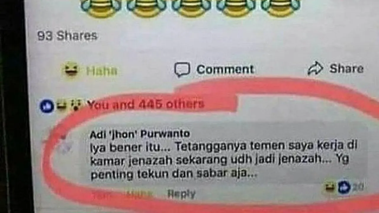 Pertanyaan nyeleneh ala warga facebook