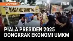 Turnamen pramusim Piala Presiden 2025 tak hanya jadi ajang pemanasan klub-klub sepak bola, tapi juga berkah bagi pelaku UMKM.