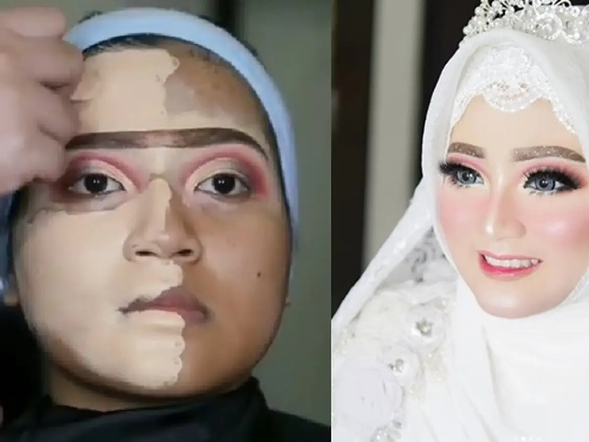 5 Cara Makeup Pengantin Nyeleneh Ini