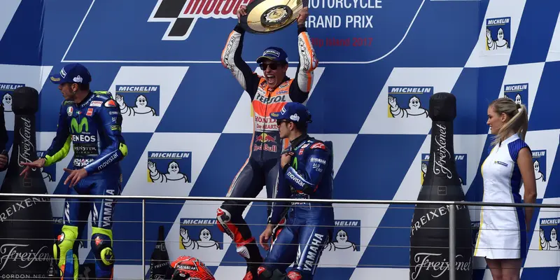 Lewati Duel Sengit, Marquez Juara MotoGP Australia