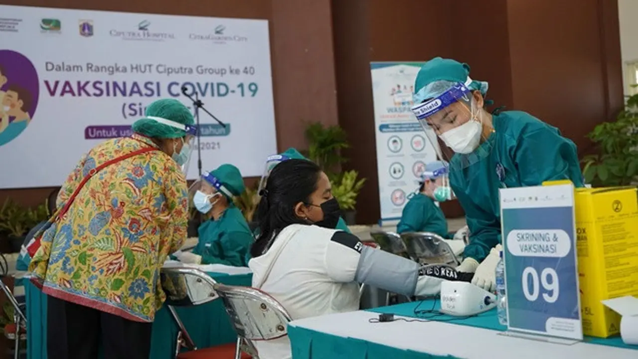 Grup Ciputra gelar program vaksinasi COVID-19 (Dok: Istimewa)