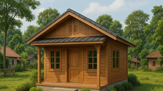 Model Rumah Sederhana tapi Indah di Desa dengan Gaya Minimalis Modern
