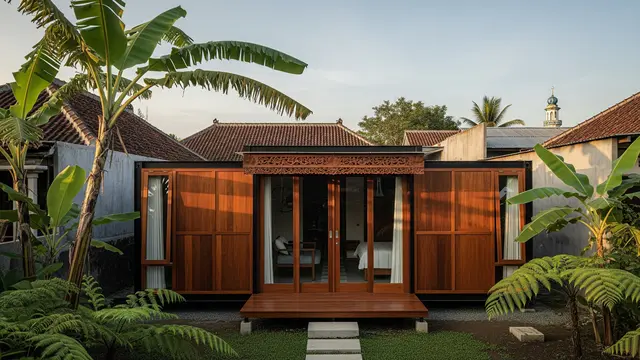 Gambar Rumah Minimalis dari Kayu Knock Down