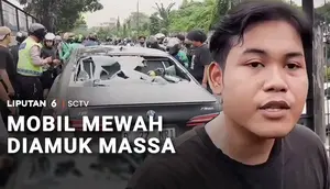 Sedan Mewah Diamuk Massa di Kebon Jeruk, Diduga Kabur Usai Tabrak Ojol