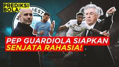 Berita Motion grafis Prediksi Bola Manchester City vs Real Madrid. Pep Guardiola siapkan senjata rahasia demi trofi Liga Champions pertama bagi Manchester City di musim ini.