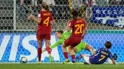 Grup C Piala Dunia Wanita 2023 resmi merampungkan laga pamungkas mereka hari ini. (AP Photo/John Cowpland)