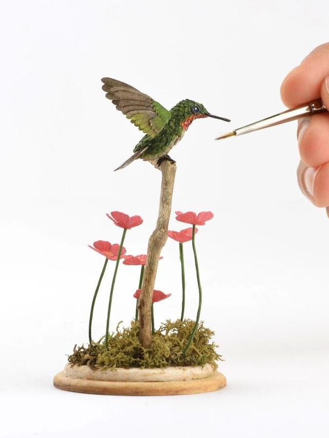 8 Potret Patung Burung dari Potongan Kertas Ini Curi Perhatian, Detailnya Mengagumkan