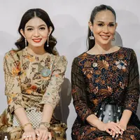 Selvi Ananda dan Loemongga Haoemasan saat  HUT Dekranas di Solo. [credit: @jimboengbakoelsoto]