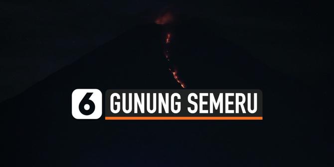 VIDEO: Gunung Semeru Kembali Luncurkan Awan Panas dan Guguran Lava