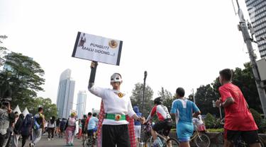 Sosialisasi Satgas Saber Pungli di Car Free Day