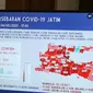 Peta persebaran Corona COVID-19 di Jawa Timur pada Rabu, 6 Mei 2020. (Foto: Liputan6.com/Dian Kurniawan)