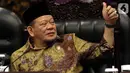 Ketua DPD La Nyalla Mattalitti saat memimpin rapat paripurna di gedung Nusantara, kompleks MPR/DPR, Senayan, Jakarta, Rabu (2/10/2019). Berdasarkan revisi UU MD3, jumlah pimpinan MPR ditambah dari 5 menjadi 10 orang.  (Liputan6.com/Johan Tallo)