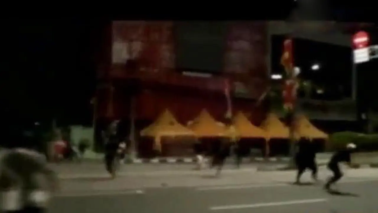 Tawuran di Jakarta Pusat 