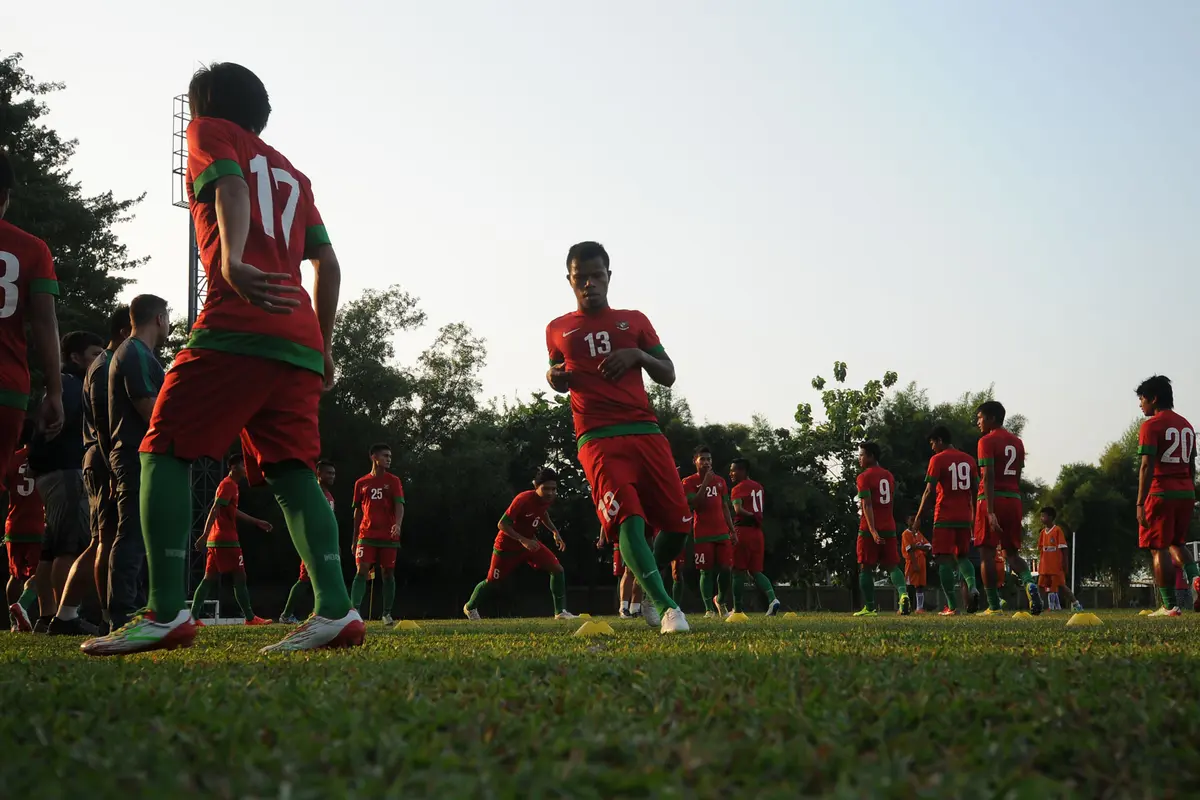 Jelang Berlaga di Sea Games Singapura, Garuda Muda Matangkan Fisik dan Strategi
