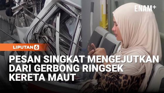 Pesan Singkat Mengejutkan dari Gerbong Ringsek Kereta Maut