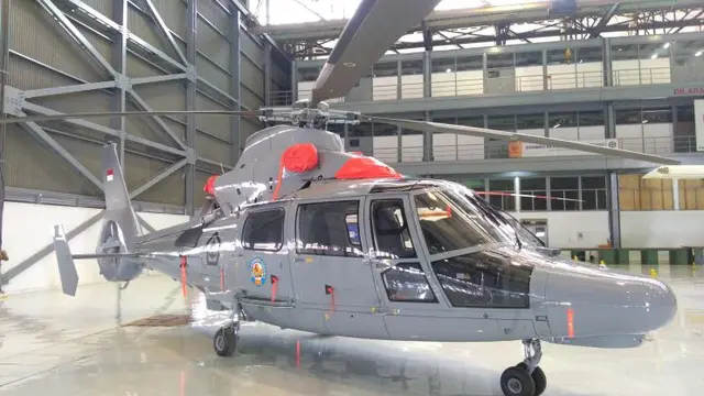 Helikopter HX-5607 buatan PT Dirgantara Indonesia (Tommy/Liputan6.com)