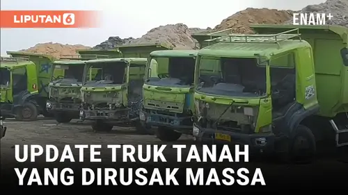 VIDEO: Truk Tanah yang Dirusak Massa Akibat Lindas Bocah Sekolah, Kini Diamankan Pihak Berwajib