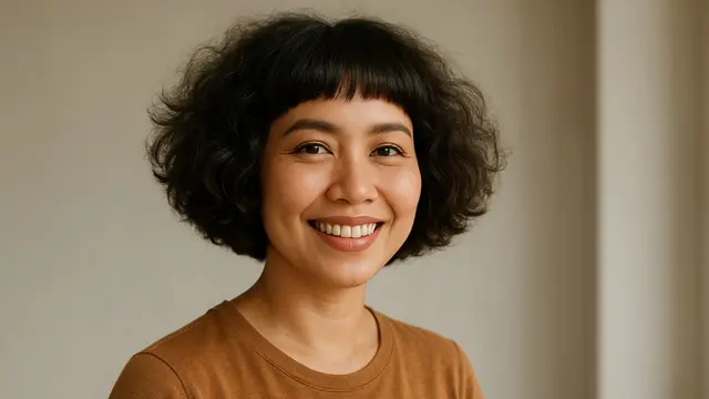 Rambut Mengembang dan Kering Cocoknya Dipotong Model Apa/Ilustrasi AI