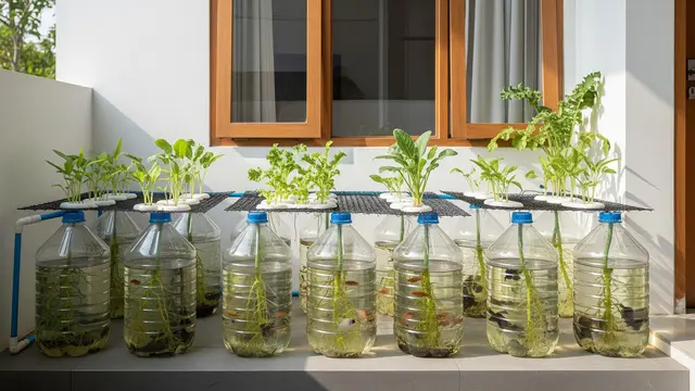 Kebun Sayur Organik Pakai Galon Bekas