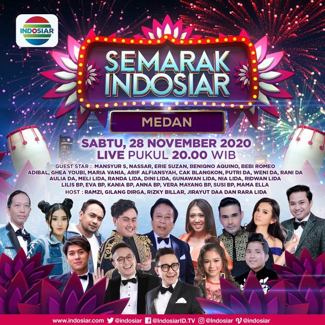 Meriah Live Streaming Indosiar Konser Semarak Indosiar Bersama Nassar Bebi Romeo Dan Lainnya Sabtu 28 November 2020 Showbiz Liputan6 Com