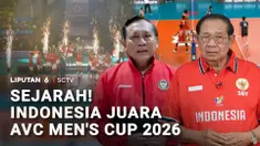 Sejarah tercipta, untuk pertama kalinya Indonesia menjuarai turnamen voli AVC Men's Cup 2026. Menghadapi Korea Selatan di babak final, Boy Arnez dan kawan-kawan menang tiga set langsung.