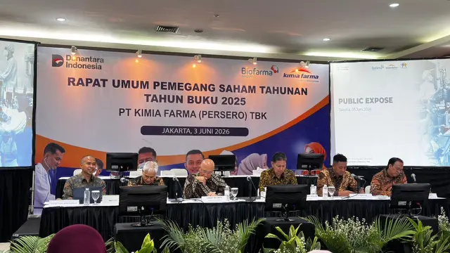 RUPST PT Kimia Farma Tbk (KAEF) pada Rabu, 3 Juni 2026. (Foto: Liputan6.com/Gagas YP)