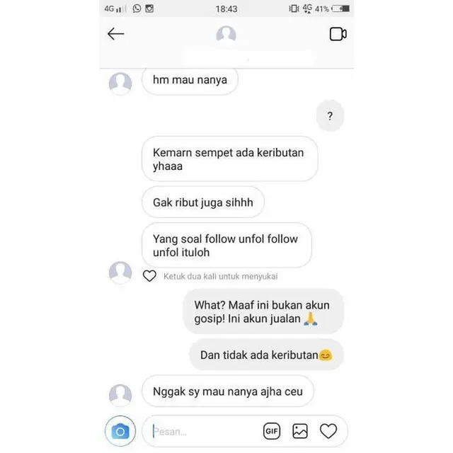 6 Chat Iseng Pembeli Cuma Tanya ke Penjual Online Shop Ini Bikin Geregetan