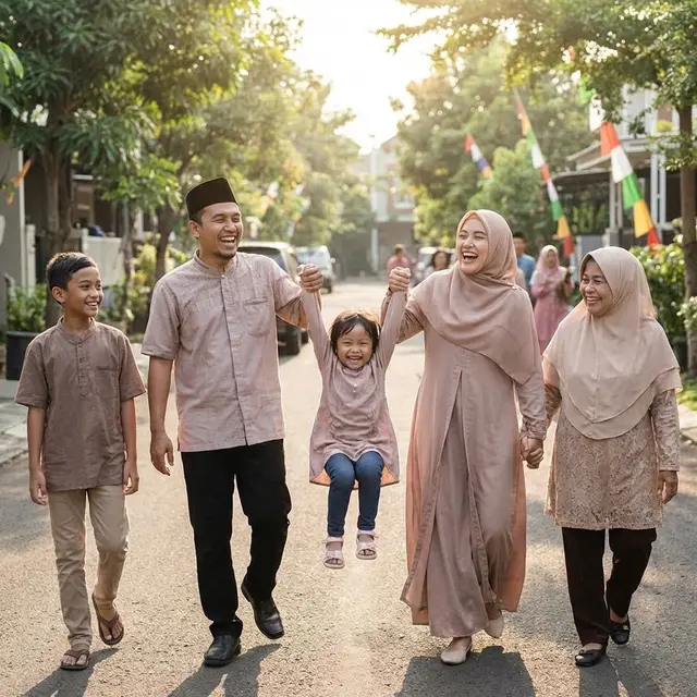 Ide Gaya Foto Keluarga Lebaran 2026