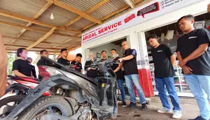 Bengkel Binaan Yayasan AHM Cetak Omset Rp 7,9 Miliar