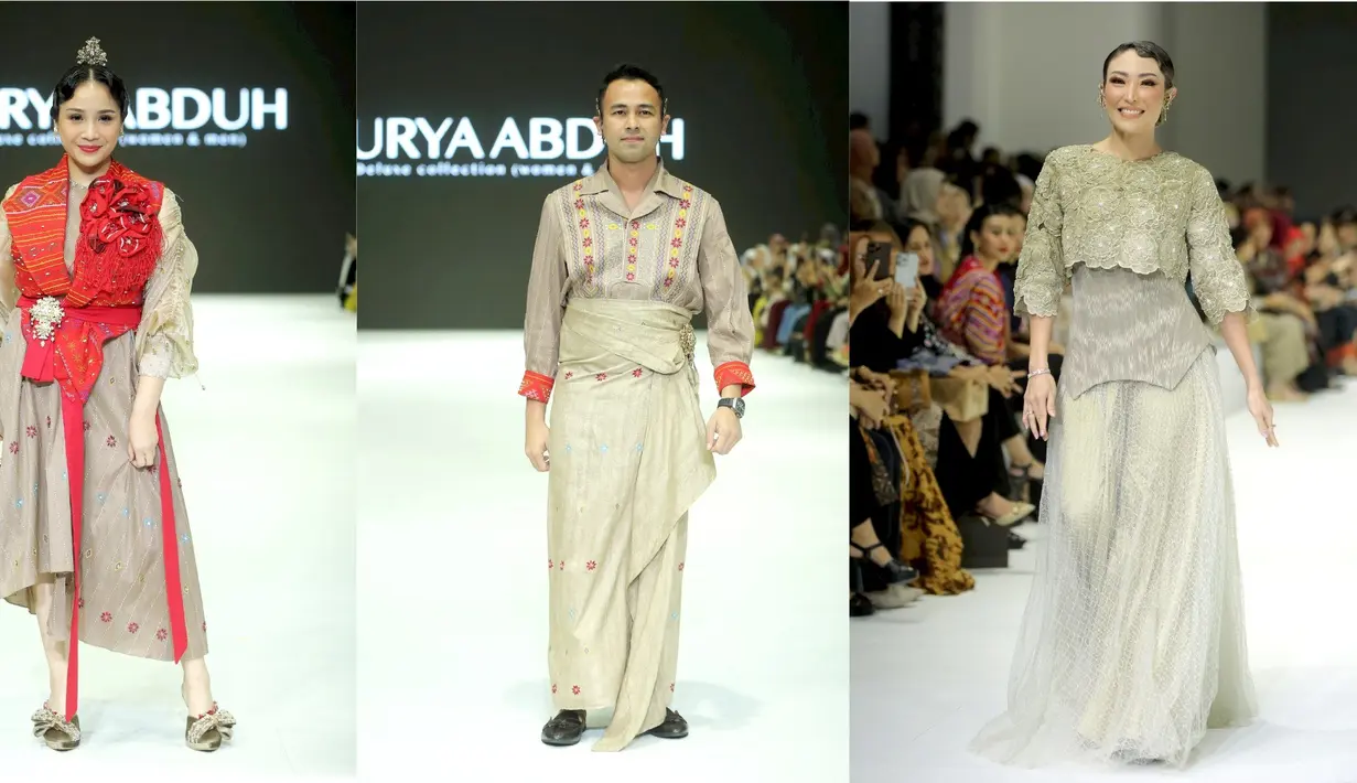 <p>Sejumlah selebriti ternama Tanah Air turun ke runway Jakarta Fashion Week 2024 pada Rabu Sore, 25 Oktober 2023. [Fimela/Bambang E. Ros]</p>