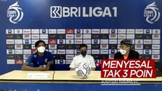 Berita video kapten tim Arema FC, Johan Alfarizi, mengungkapkan bahwa para pemain menyesal tidak bisa meraih 3 poin saat menghadapi Bhayangkara FC pada pekan kedua BRI Liga 1 2021/2022, Minggu (12/9/2021) sore hari WIB.
