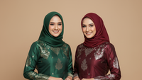 7 Pilihan Gamis Batik Silk Look Jatuh Lembut Terbaru, Tampil Anggun dan Nyaman