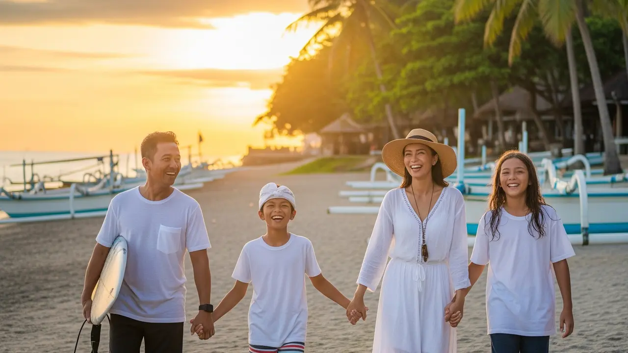 Ilustrasi Foto Liburan