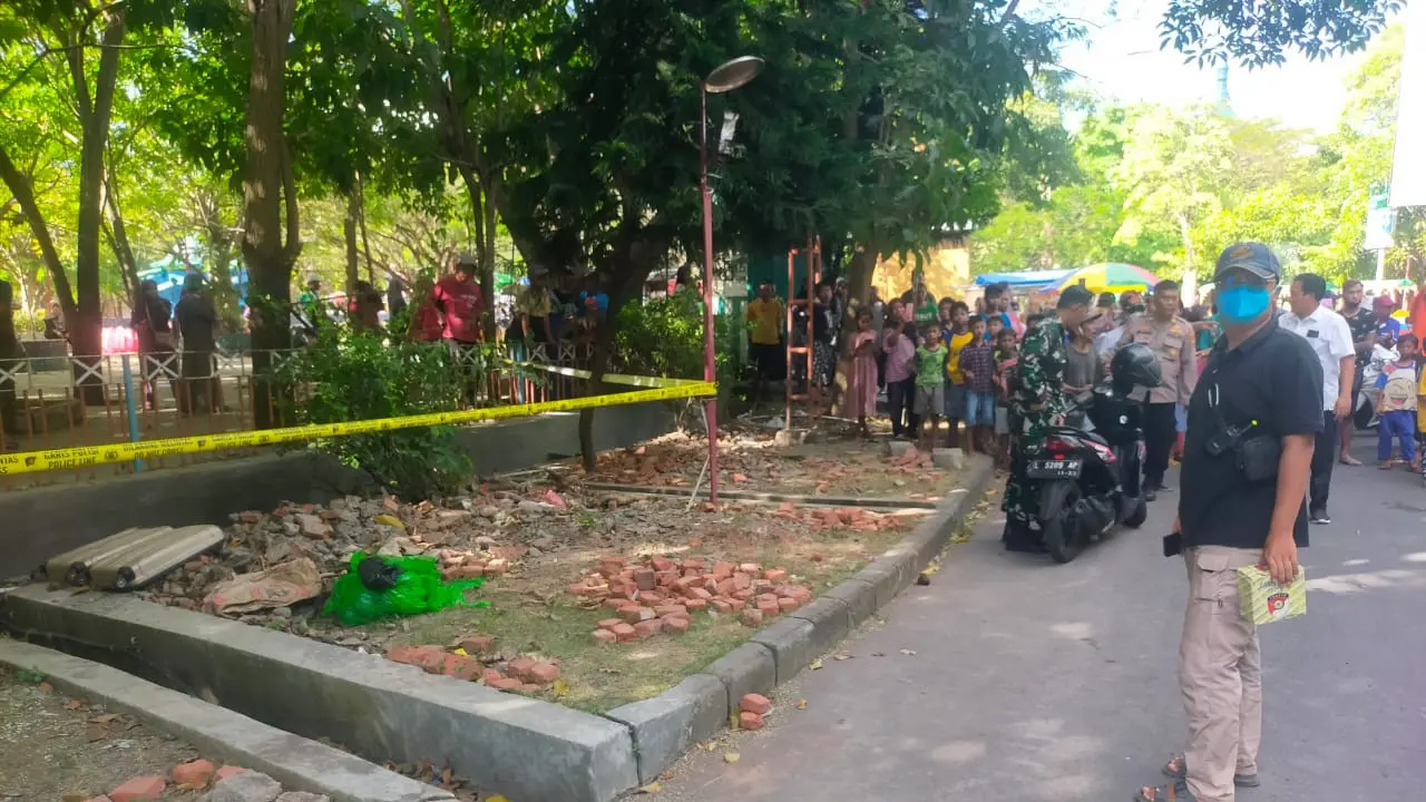 Penemuan potongan jasad di Kenjeran Park Surabaya. (Istimewa)