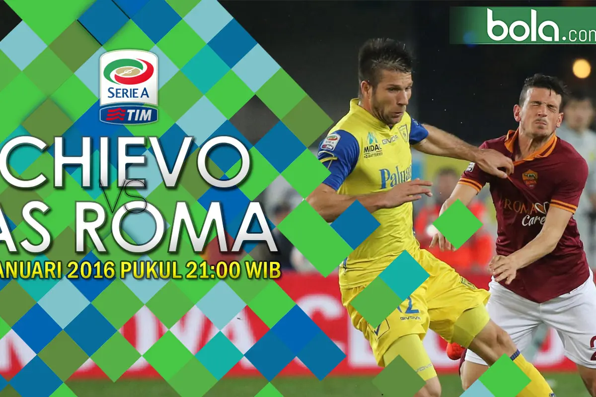 Chievo vs AS Roma (Bola.com/Samsul Hadi)