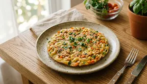 Resep Telur Dadar Isi Makaroni dan Wortel, Gurih dan Praktis