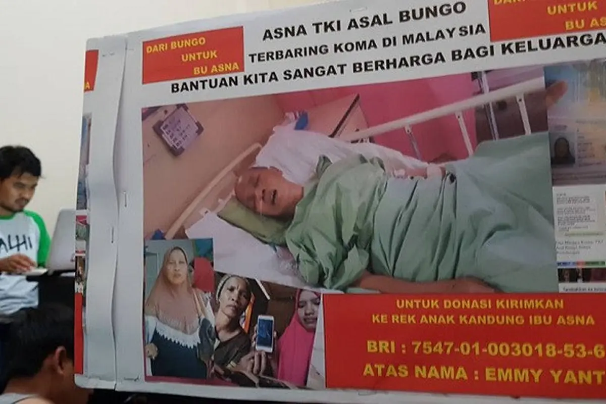 TKI Asna Meninggal di Malaysia
