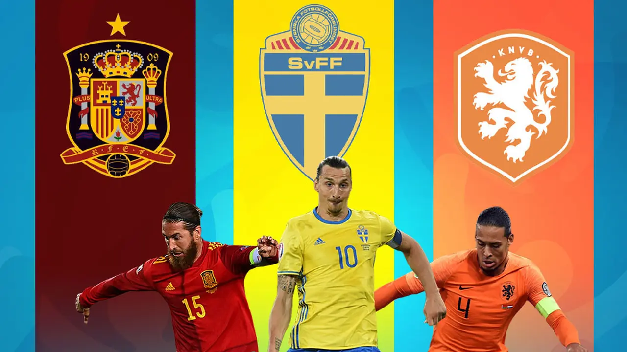 Piala Eropa - Sergio Ramos, Zlatan Ibrahimovic, Virgil van Dijk