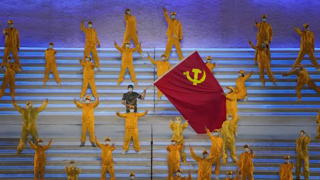 FOTO: Kemeriahan Peringatan 100 Tahun Partai Komunis China