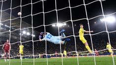Villarreal membuat kejutan di leg pertama babak perempat final Liga Champions. Mereka menaklukkan tim raksasa Jerman, Bayern Muenchen. (AFP/Pierre-Philippe Marcou)