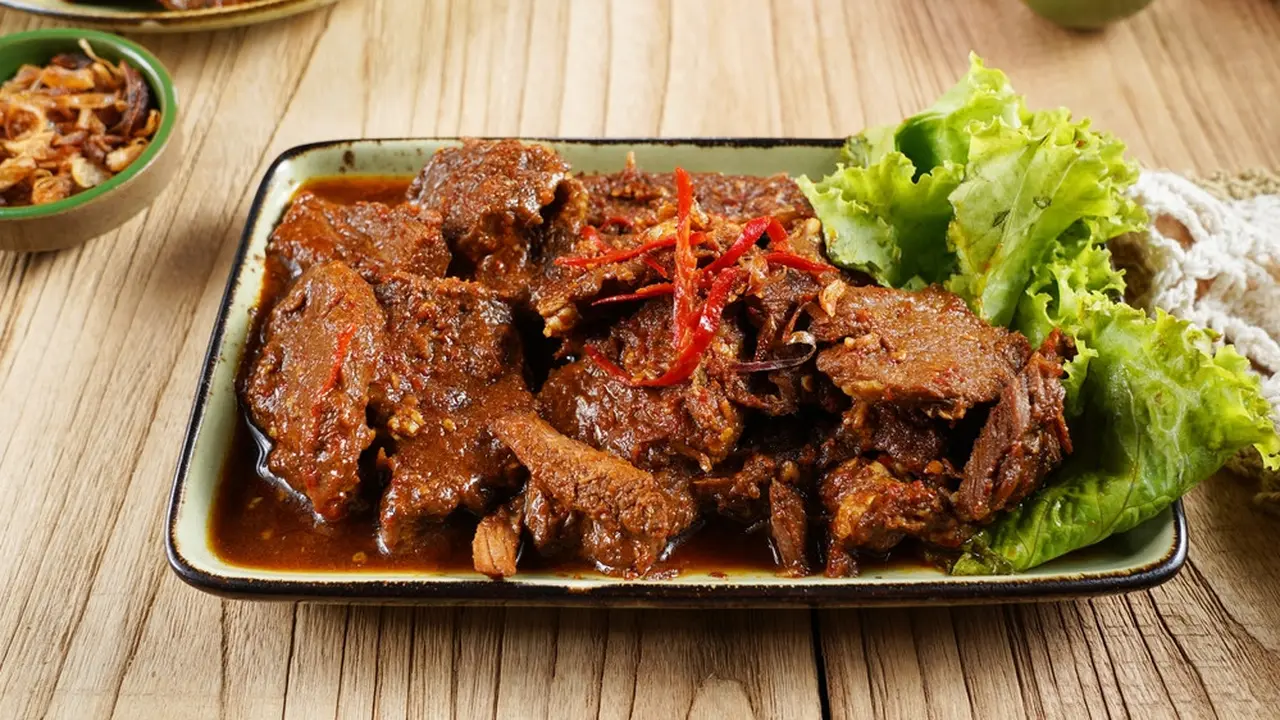 daging masak hitam Jambi