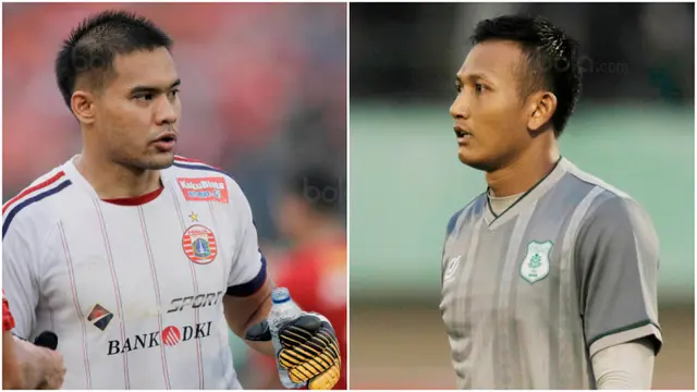 Duel Kiper Persija Jakarta Vs PSMS Medan