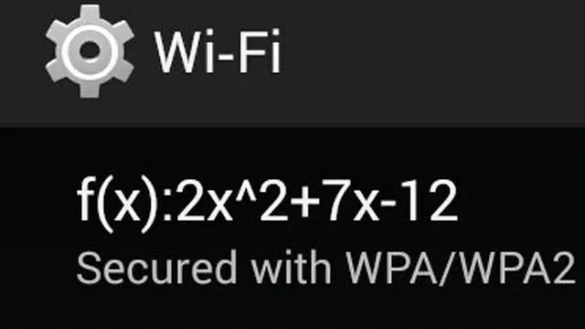 9 Password Wifi Anak IPA Ini Pakai Rumus, Bikin Mikir Keras